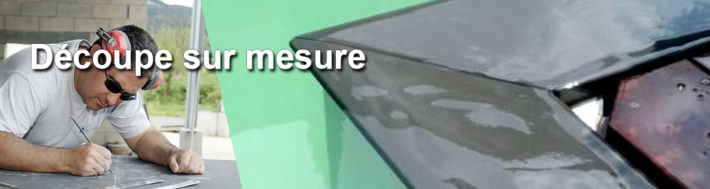 Ardoise : découpe sur mesure de bordure de piscine. Ardoise : découpe sur mesure de bordure de piscine