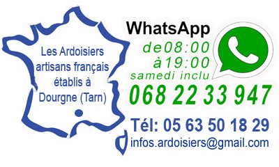 Les Ardoisiers : contact avec les spécialistes français de l'ardoise, artisans tailleurs de pierre à Dourgne (81)