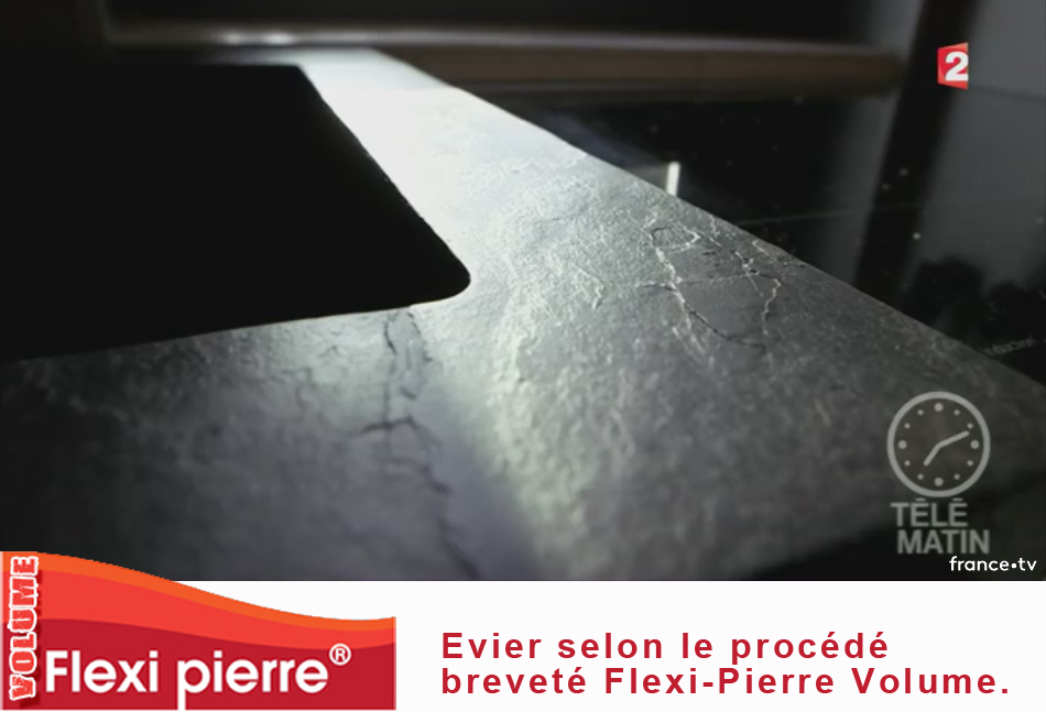 Flexi-Pierre Volume notre invention brevetée, extrait de l'émission Télé-Matin.